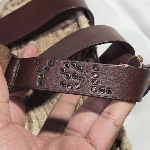 Yves Saint Laurent Brown Leather Sandals main image 13